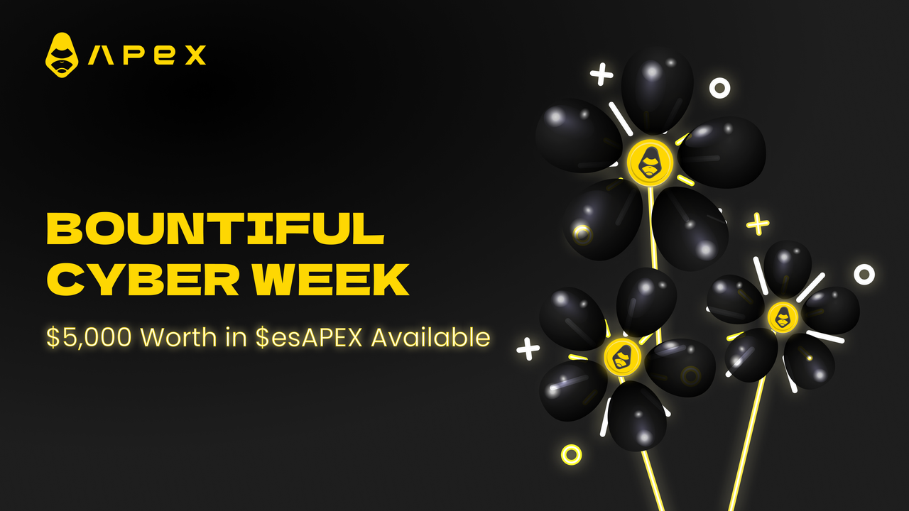 Bountiful Cyber Week With $5,000 in $esAPEX Rewards!